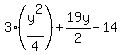 3%28y%5E2%2F4%29%2B19y%2F2-14