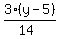 3%28y-5%29%2F%2814%29