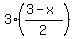 3%2A%28%283-x%29%2F2%29