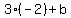 3%2A%28-2%29+%2B+b