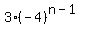 3%2A%28-4%29%5E%28n-1%29