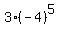 3%2A%28-4%29%5E5
