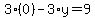 3%2A%280%29-3%2Ay=9