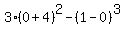 3%2A%280%2B4%29%5E2+-+%281-0%29%5E3