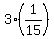 3%2A%281%2F15%29
