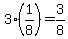 3%2A%281%2F8%29+=+3%2F8