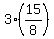 3%2A%2815%2F8%29
