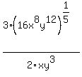 3%2A%2816x%5E8y%5E12%29%5E%281%2F5%29%2F2xy%5E3
