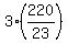 3%2A%28220%2F23%29