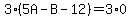 3%2A%285A+-+B+-+12%29+=+3%2A0