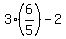 3%2A%286%2F5%29-2