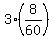 3%2A%288%2F60%29