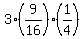 3%2A%289%2F16%29%2A%281%2F4%29