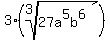 3%2A%28expr%28root%283%2C27a%5E5b%5E6%29%29%29