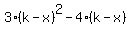 3%2A%28k-x%29%5E2+-+4%28k-x%29