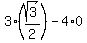 3%2A%28sqrt%283%29%2F2%29+-+4%2A0
