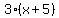 3%2A%28x%2B5%29