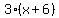 3%2A%28x%2B6%29