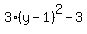 3%2A%28y-1%29%5E2-3