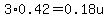 3%2A0.42=0.18u