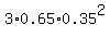 3%2A0.65%2A0.35%5E2