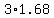 3%2A1.68