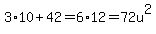 3%2A10+%2B+42+=+6%2A12=+72+u%5E2