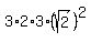 3%2A2%2A3%2A%28sqrt%282%29%29%5E2