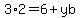 3%2A2=6%2Byb