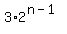 3%2A2%5E%28n-1%29