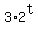 3%2A2%5Et