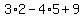 3%2A2-4%2A5%2B9