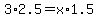 3%2A2.5=x%2A1.5