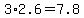 3%2A2.6=7.8