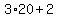 3%2A20+%2B+2