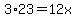 3%2A23+=+12x