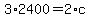 3%2A2400=2%2Ac