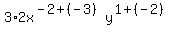 3%2A2x%5E%28-2%2B%28-3%29%29y%5E%281%2B%28-2%29%29