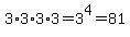 3%2A3%2A3%2A3=3%5E4=81
