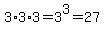 3%2A3%2A3=3%5E3=27