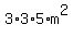 3%2A3%2A5%2Am%5E2