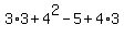 3%2A3%2B4%5E2-5%2B4%2A3+