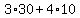 3%2A30%2B4%2A10