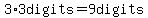 3%2A3digits=9digits