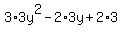 3%2A3y%5E2-2%2A3y%2B2%2A3
