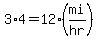 3%2A4=12%28mi%2Fhr%29