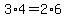 3%2A4=2%2A6