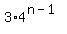 3%2A4%5E%28n-1%29