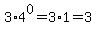 3%2A4%5E0=3%2A1=3