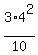 3%2A4%5E2%2F10